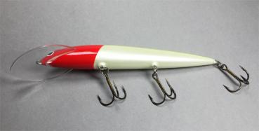 Preview: Karikko Wobbler, Farbe: Red Head 028, Länge: 18 cm, schwimmend, von Suomen Uistin The Finnish Lure Company (Jarmo Rapala)